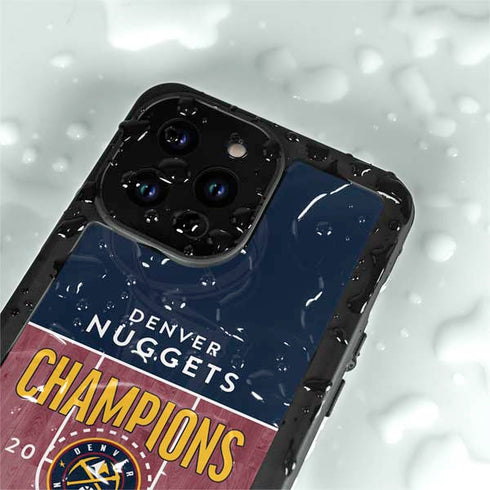 NBA Champions 2023: Denver Nuggets iPhone 15 Pro Waterproof Case